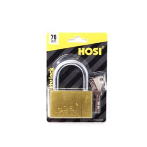 hosi-padlock-70mm-short-gold